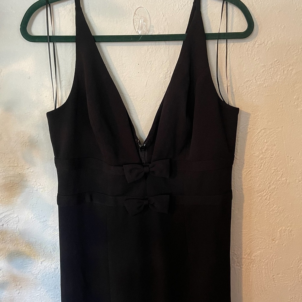 Dress The Population Black Elegant Dress With Bows - Picture 3 of 6
